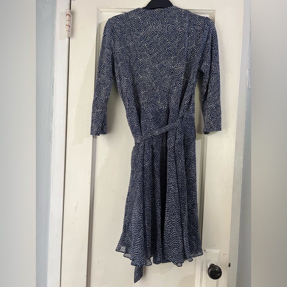 Diane Von Furstenberg Irina Wrap Chiffon Mini Dress 8 - Picture 11 of 13